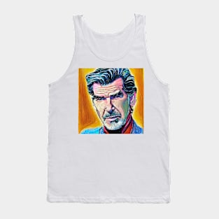 portrait  of Pierce Brosnan Tank Top